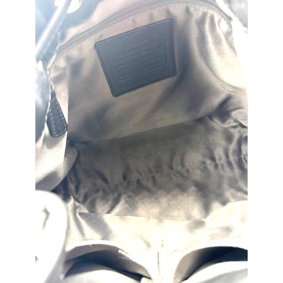 RETAIL $359 COACH Daisy‎ Black Leather Drawstring Shoulder Bucket Bag*Amazing - Picture 6 of 12